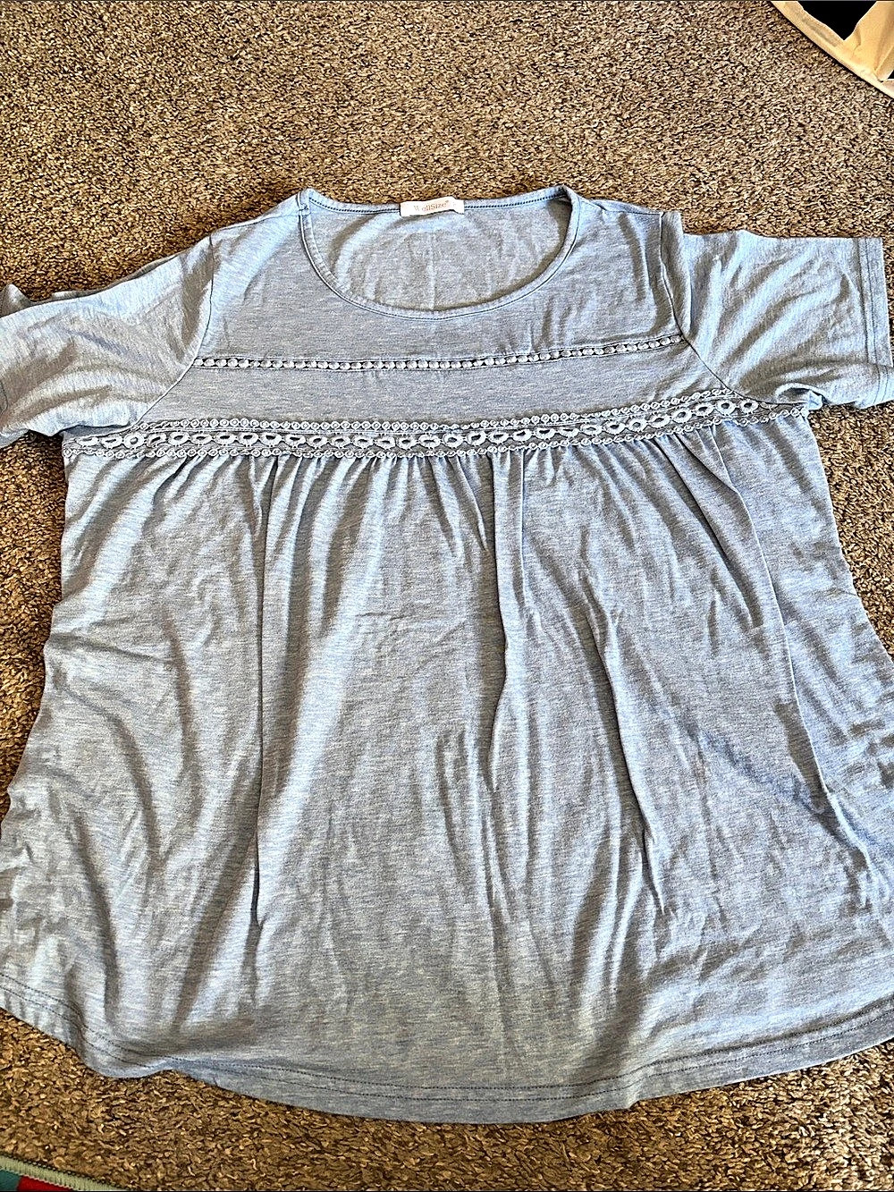 Short Sleeve Top in Blue